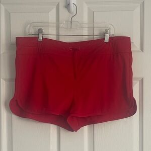 Athleta Vibrant Red Women's Surge Swim Shorts